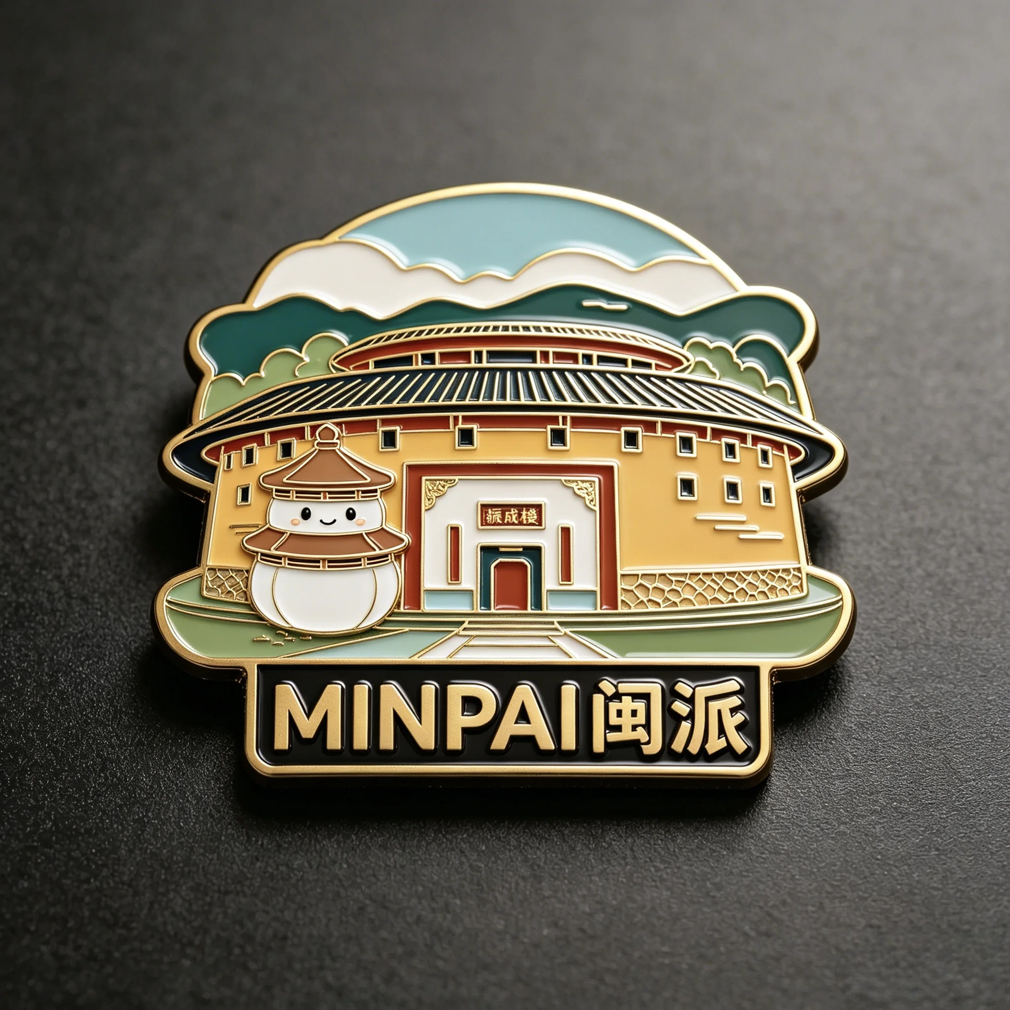 珐琅冰箱贴闽派