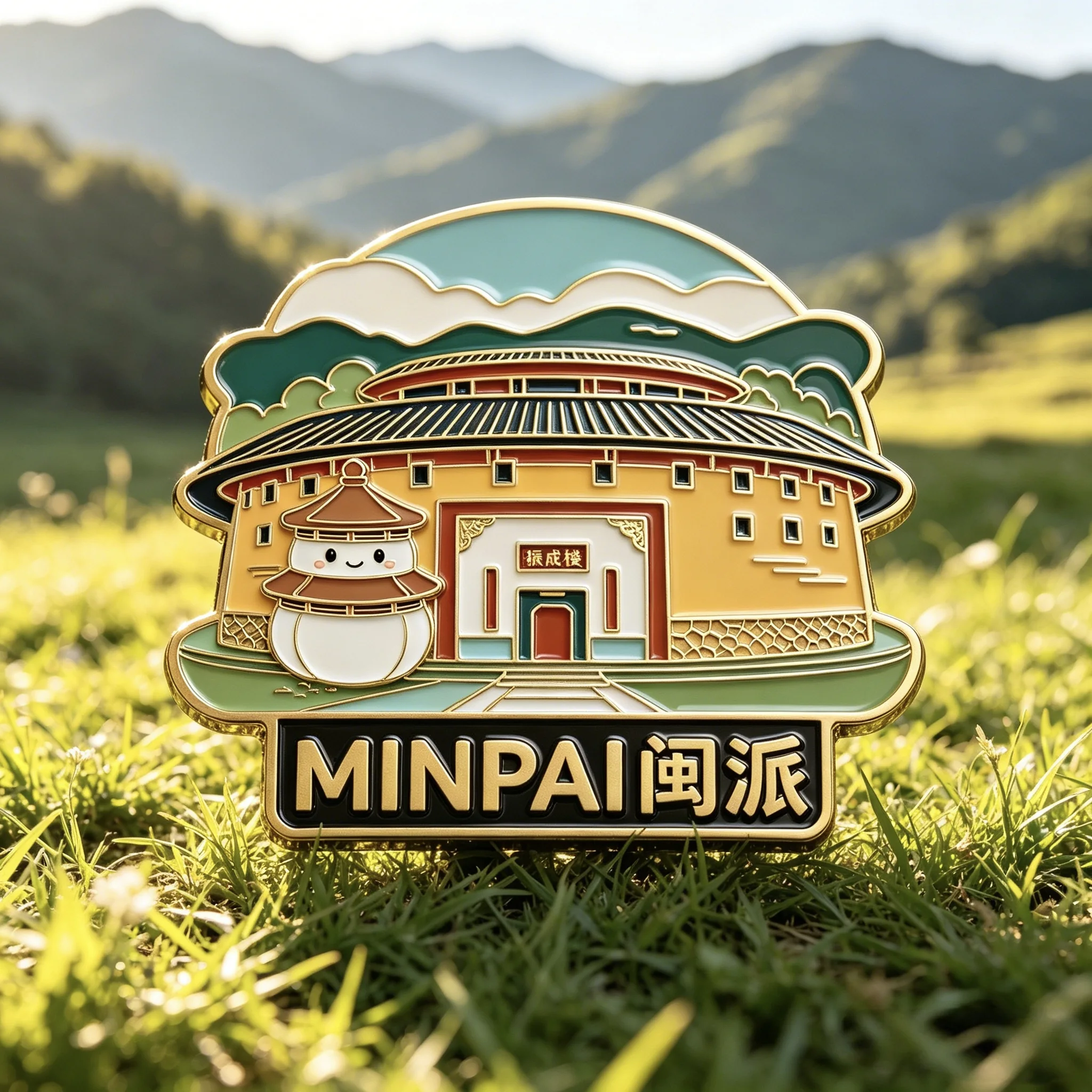 珐琅冰箱贴闽派光影